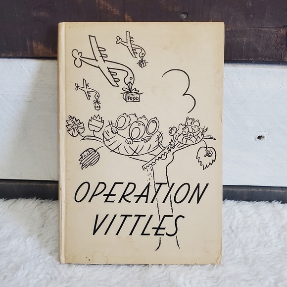 𝅺VINTAGE VTG Operation Vittles 1949 Hardcover Recipe Cookbook - Picture 1 of 16